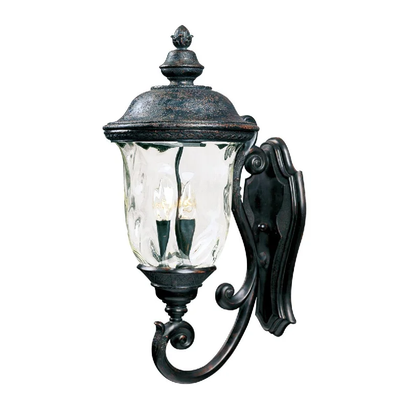 Dust - Resistant Industrial Lighting for Dirty WorkspacesCarriage House VX 26 in. 3 Lights upward Outdoor Wall Light Bronze Finish