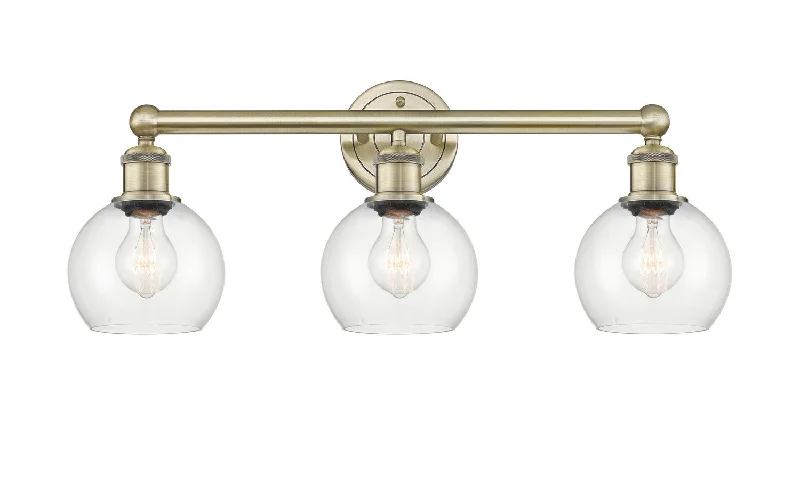 Shock - Resistant Industrial Lighting for Vibrating Machinery AreasEdison Three Light Bath Vanity