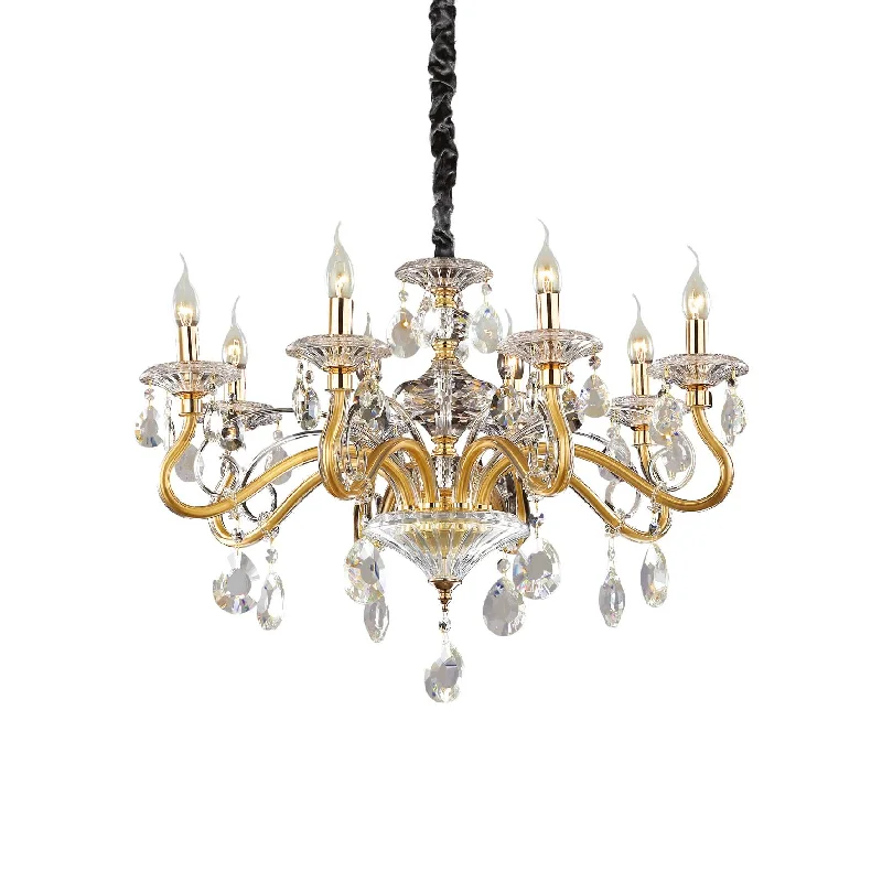 Rustic track lighting for farmhouse decorNegresco Crystal Centre Ceiling Light