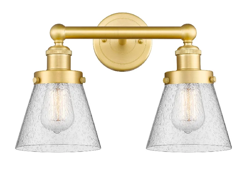 Low - Bay Industrial Lighting Fixtures for Small FactoriesEdison Two Light Bath Vanity