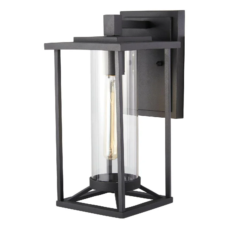 Industrial Lighting for Food Processing FactoriesTrescott 14 in. Outdoor Wall Lantern Black Finish
