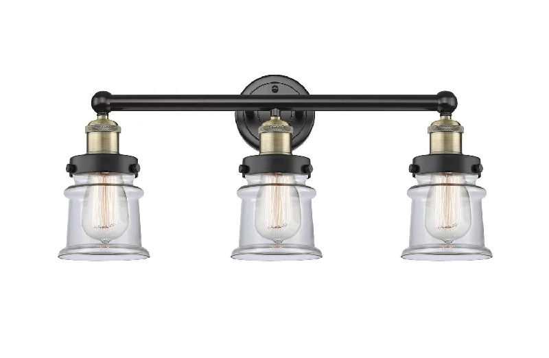 Low - Bay Industrial Lighting Fixtures for Small FactoriesEdison Three Light Bath Vanity