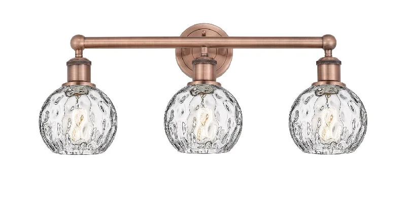 Corrosion - Resistant Industrial Lighting for Coastal FactoriesEdison Three Light Bath Vanity