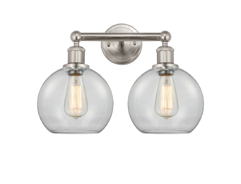 Shock - Resistant Industrial Lighting for Vibrating Machinery AreasDowntown Urban Two Light Bath Vanity