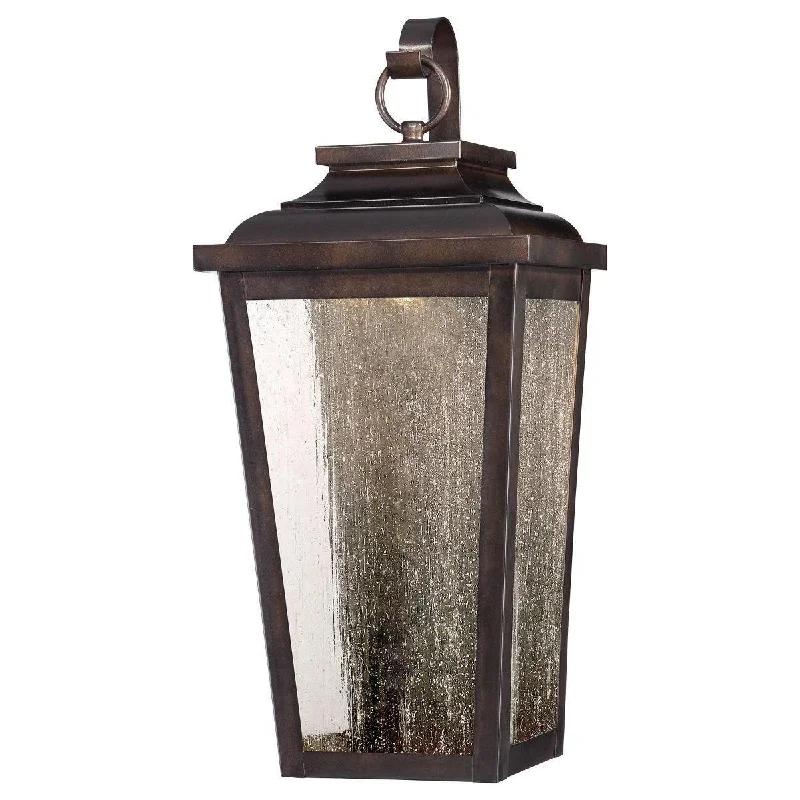 Industrial Ceiling - Mounted Lighting for Assembly PlantsIrvington Manor 19 in. LED Outdoor Wall Lantern Bronze Finish