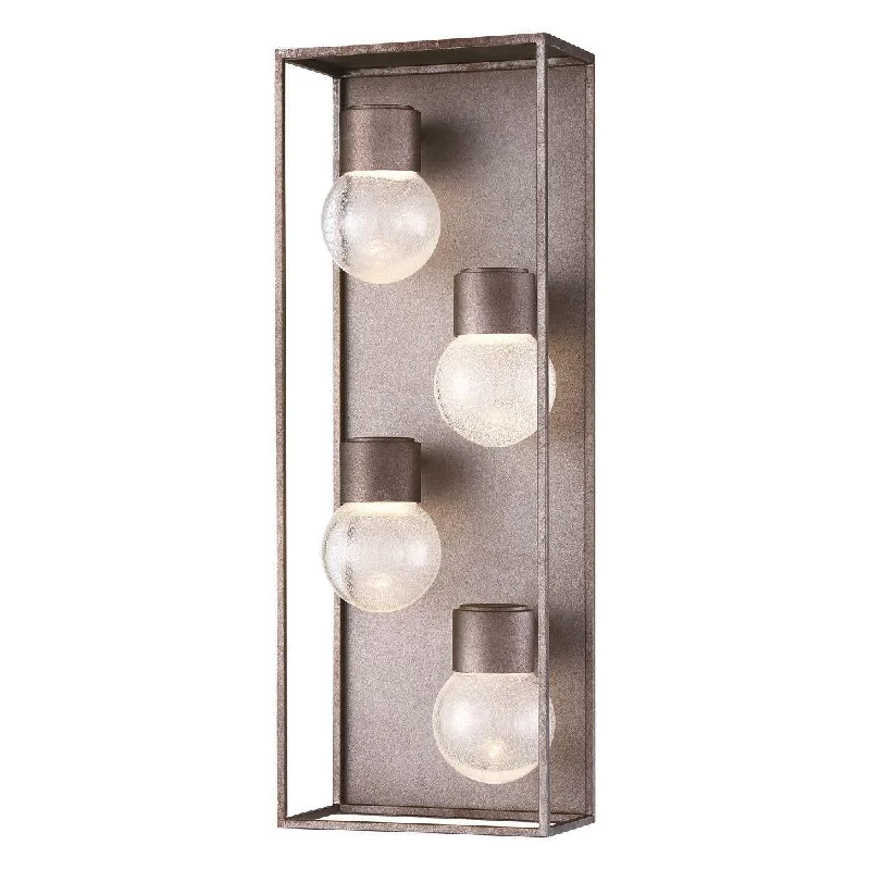Durable Industrial Lighting for Harsh EnvironmentsGibson 20 In. 4 Lights LED Outdoor Wall Sconce Gray Finish