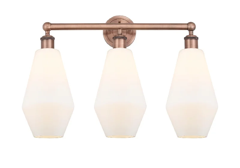 Industrial Lighting for Printing Press FacilitiesDowntown Urban Three Light Bath Vanity