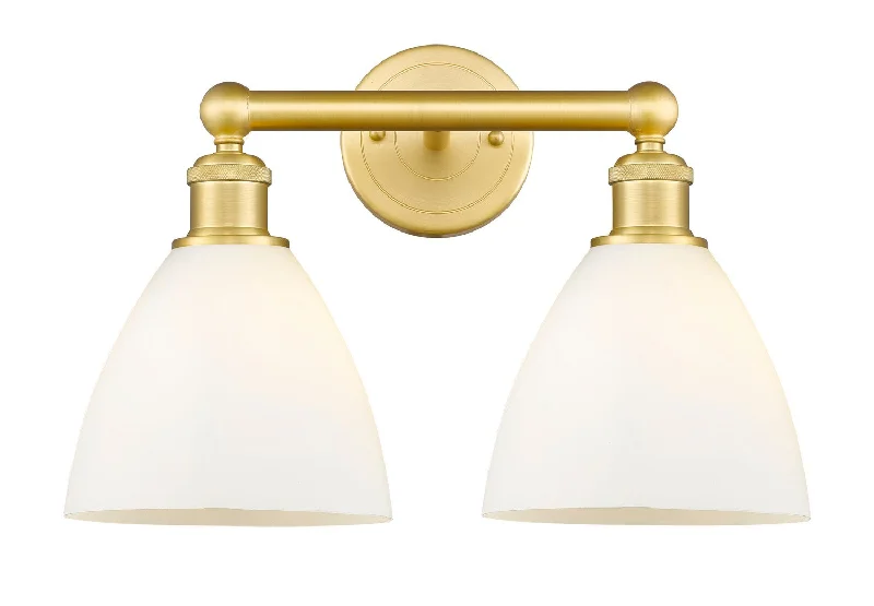 Industrial Pendant Lighting for Machine ShopsEdison Two Light Bath Vanity