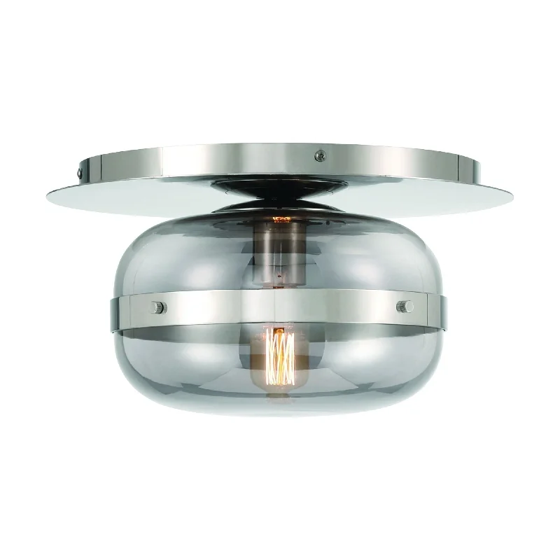 Track lighting for updating office lobbiesNottingham 10" 1-Light Flush Mount