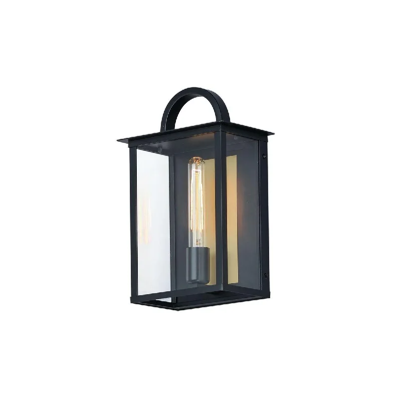 Industrial Lighting for Automotive Manufacturing PlantsManchester 14 in. Outdoor Wall Sconce Black Finish