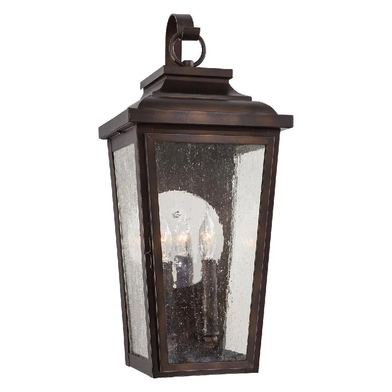 High - Bay LED Industrial Lighting for WarehousesIrvington Manor 19 in. 2 Lights Outdoor Wall Lantern Bronze Finish