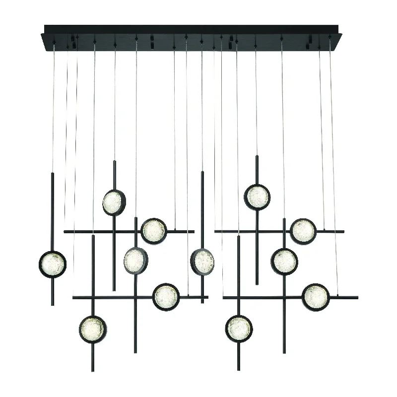 Track lighting for illuminating walkwaysBarletta 53" 12-Light Chandelier