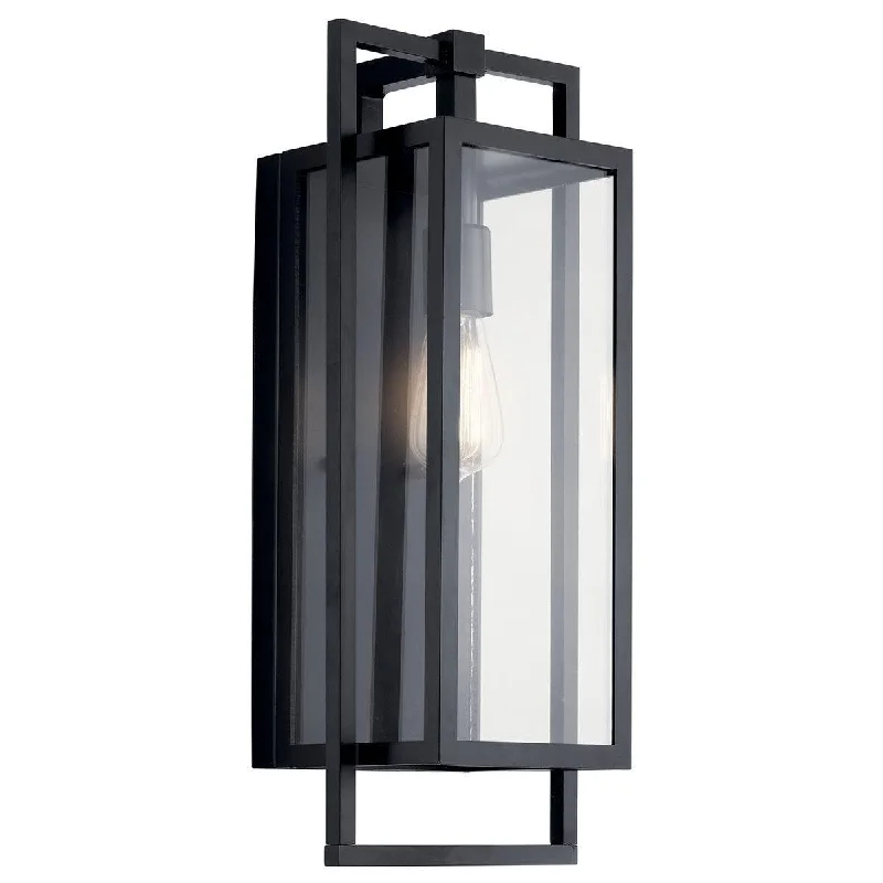 Industrial Lighting for Chemical PlantsGoson 20 in. Outdoor Wall Sconce Black Finish