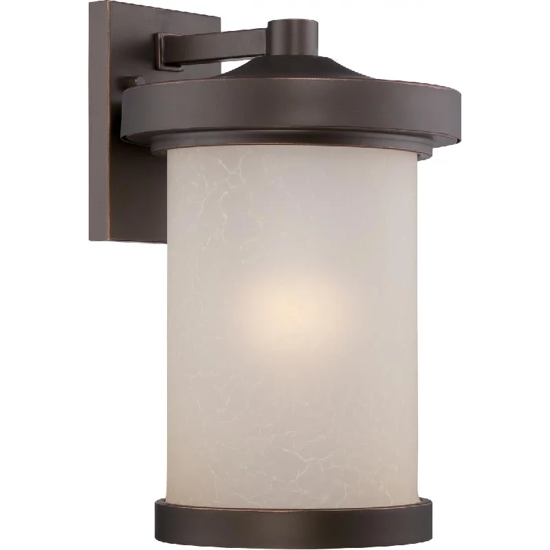 Waterproof Industrial Lighting for Wet AreasDiego 14 In. LED Outdoor Wall Light 830 Lumens Bronze Finish