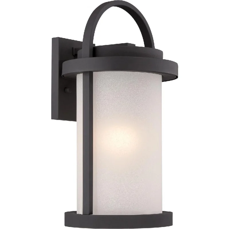 Durable Industrial Lighting for Harsh EnvironmentsWillis 18 In. LED Outdoor Wall Light Black Finish