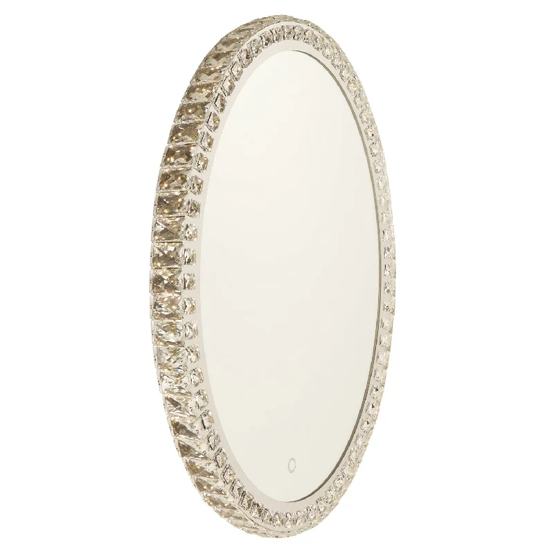 Track lighting for illuminating dining tablesReflections Oval Wall Mirror