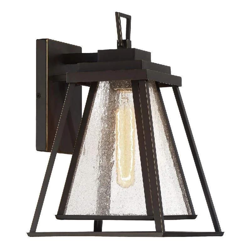 Industrial Exit Sign Lighting for Quick EvacuationSleepy Hollow 14 in. Outdoor Wall Lantern Bronze Finish