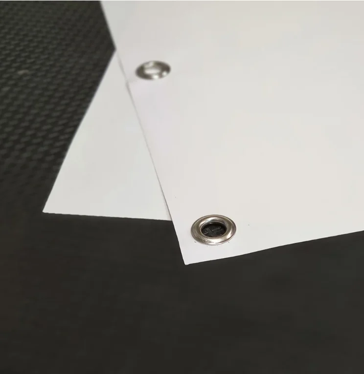 Track lighting with frosted glass shadesPVC 5m x 3m