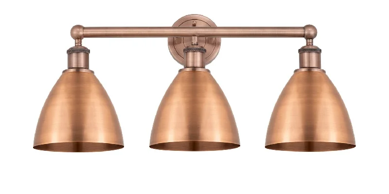 Industrial Lighting for Automotive Manufacturing PlantsEdison Three Light Bath Vanity