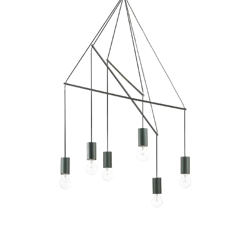 Rustic track lighting for farmhouse decorPop Centre Ceiling Light - Black Finish