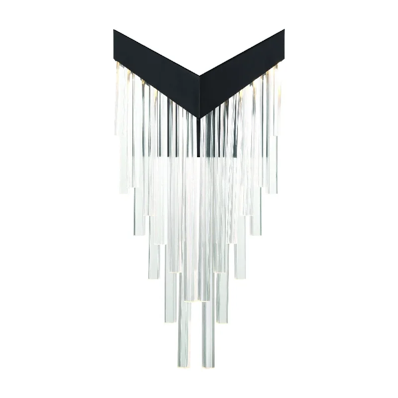 Contemporary track lighting in black finishVivien 20" 1-Light Wall Sconce