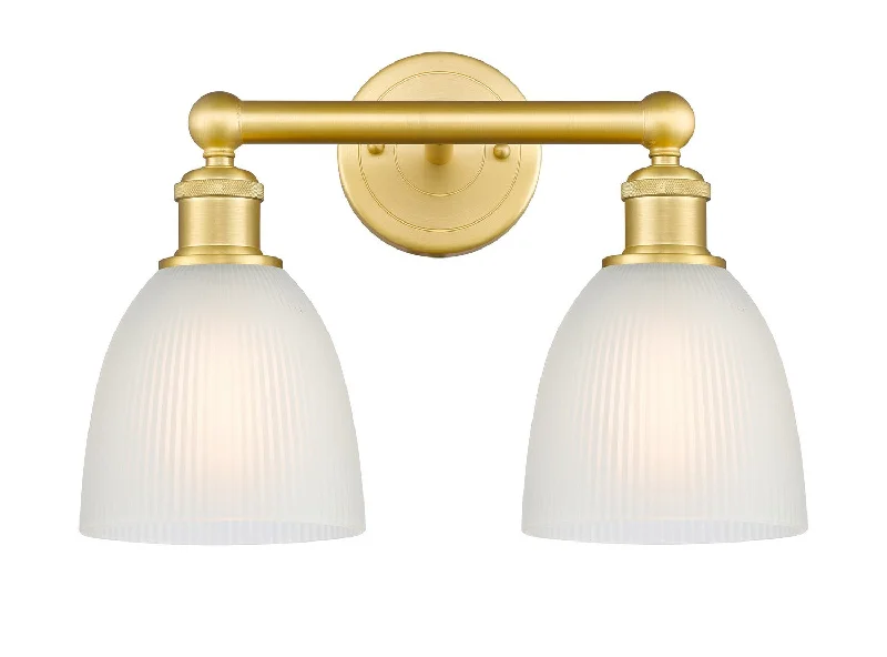 Industrial Pendant Lighting for Machine ShopsEdison Two Light Bath Vanity