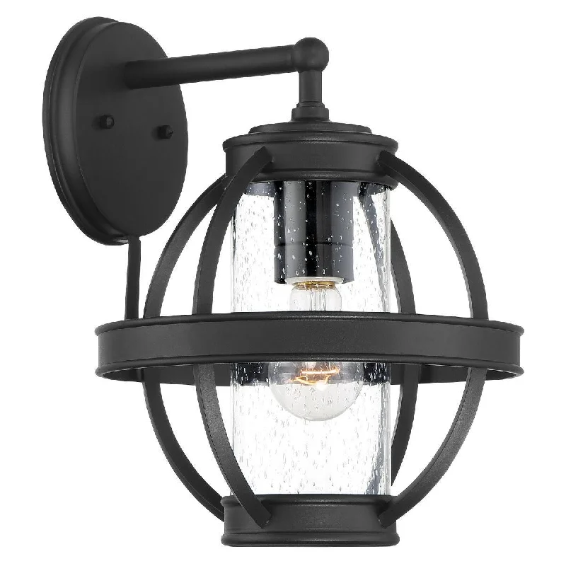 Industrial Lighting for Automotive Manufacturing PlantsCumberland Court 14 in. Outdoor Wall Sconce Black Finish