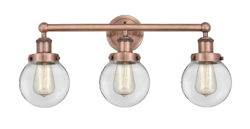 Industrial Ceiling - Mounted Lighting for Assembly PlantsEdison Three Light Bath Vanity