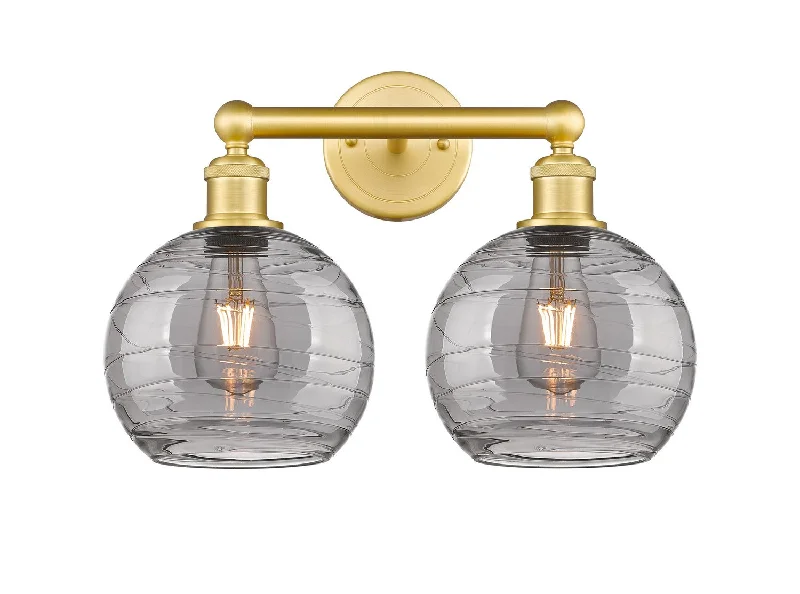 Waterproof Industrial Lighting for Wet AreasDowntown Urban Two Light Bath Vanity