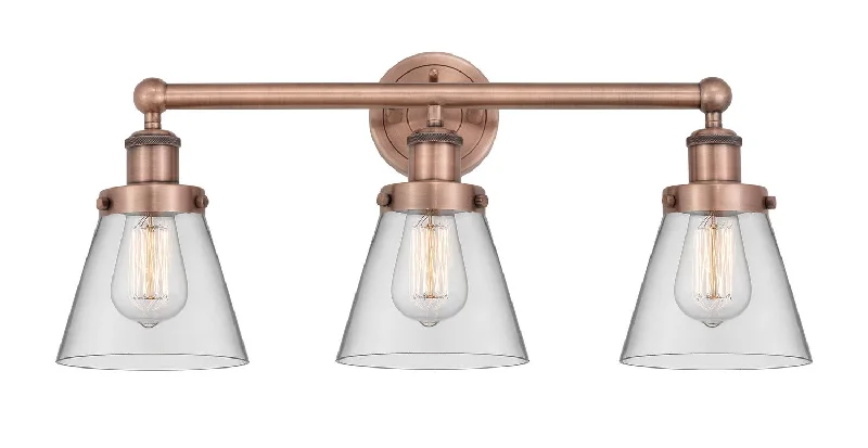 Dust - Resistant Industrial Lighting for Dirty WorkspacesEdison Three Light Bath Vanity