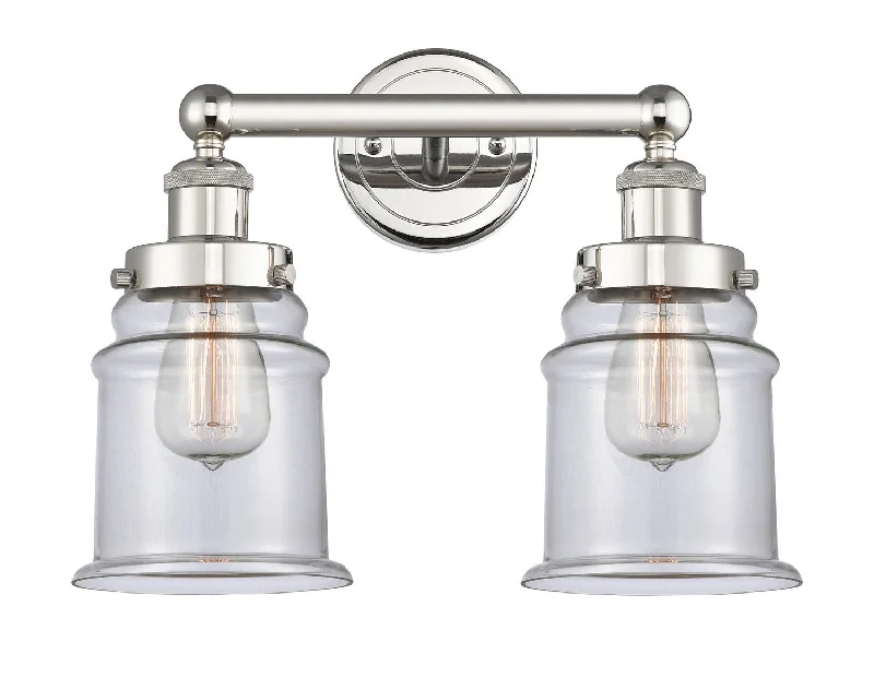 Industrial Lighting for Woodworking FactoriesEdison Two Light Bath Vanity