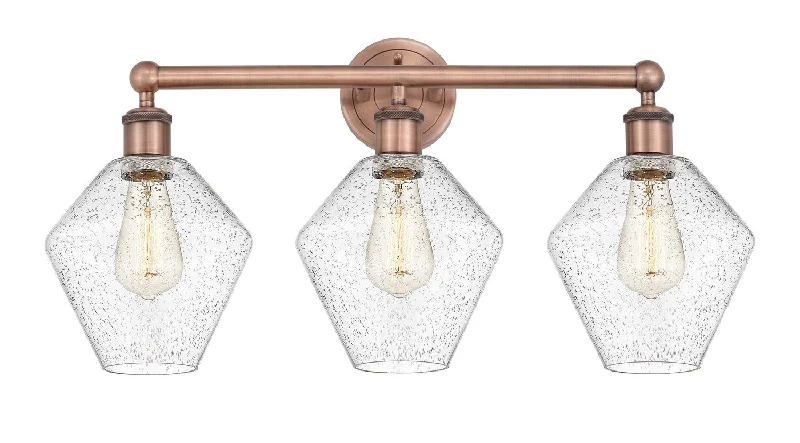 Industrial Ceiling - Mounted Lighting for Assembly PlantsDowntown Urban Three Light Bath Vanity