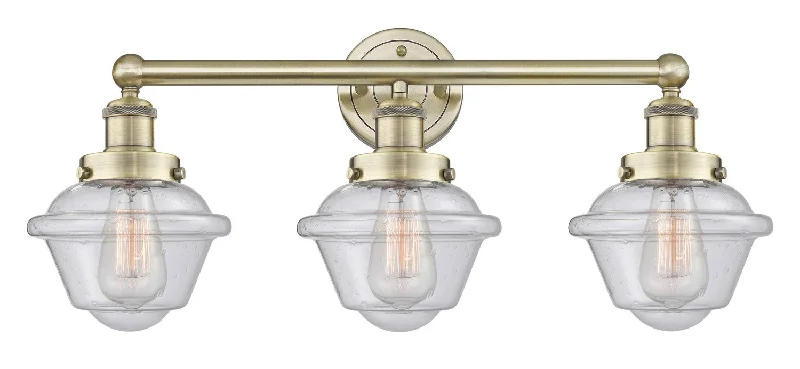 Industrial Wall - Mounted Lighting for Workshop WallsEdison Three Light Bath Vanity
