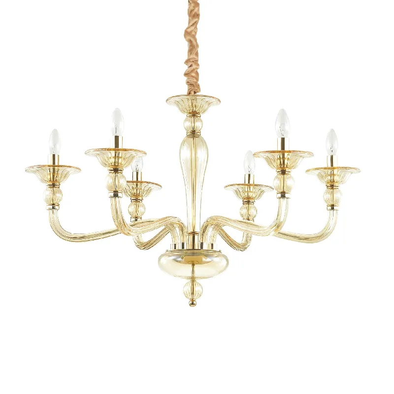 Track lighting with clear glass shadesDanieli Centre Ceiling Light 6/8Lt- Amber Finish Track lighting with clear glass shadesDanieli Centre Ceiling Light 6/8Lt- Amber Finish