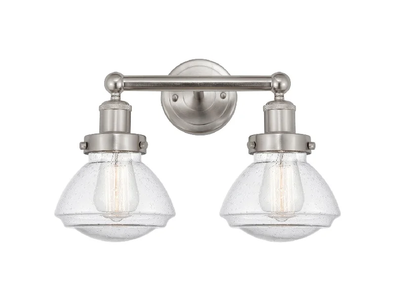 Dimmable Industrial Lighting for Ambiance ControlEdison Two Light Bath Vanity