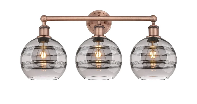 Industrial Flood Lighting for Outdoor Loading DocksDowntown Urban Three Light Bath Vanity