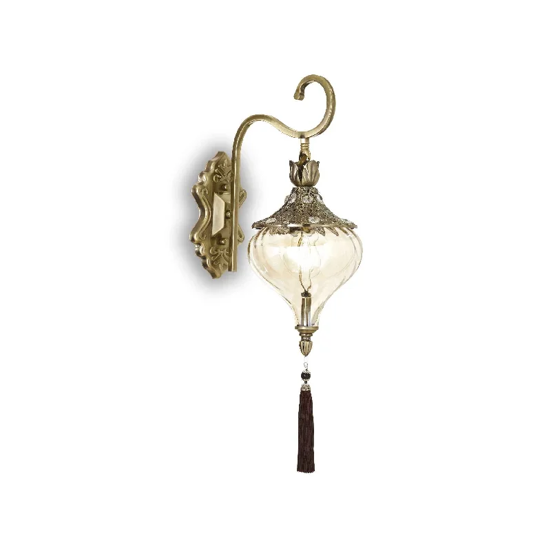 Commercial - grade track lighting for storesvictorian style wall lamps with intricate metalwork for traditional entrywaysHarem wall light - Burnish Finish