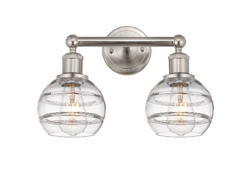 Industrial Lighting for Textile MillsEdison Two Light Bath Vanity