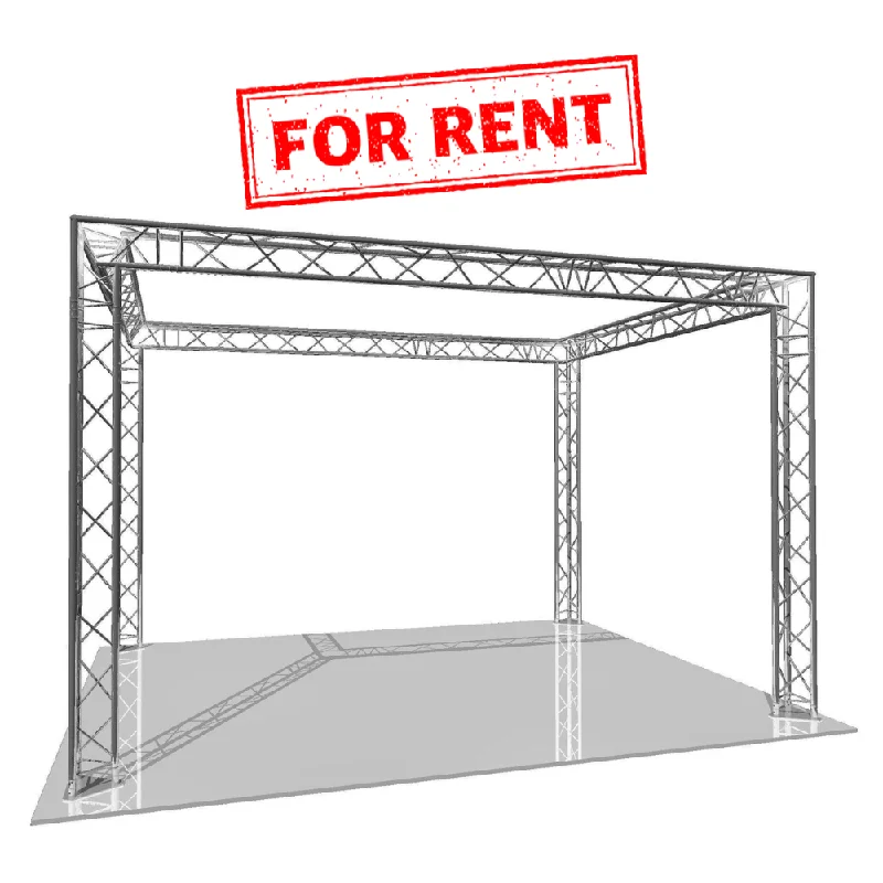 White track lighting for a clean lookHire - Lighting Truss Trio (Sizes 2x2m to 6x8m)