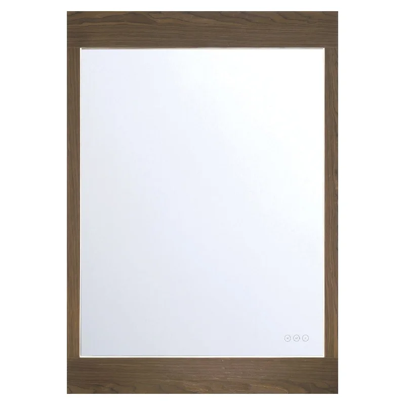 Track lighting with clear glass shadesMogaNo 30x42" LED Mirror
