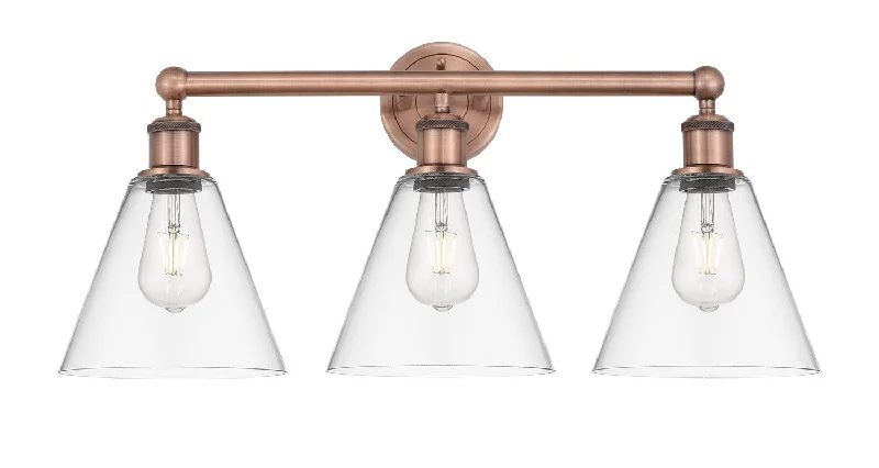 Industrial Lighting for Electronics ManufacturingDowntown Urban Three Light Bath Vanity