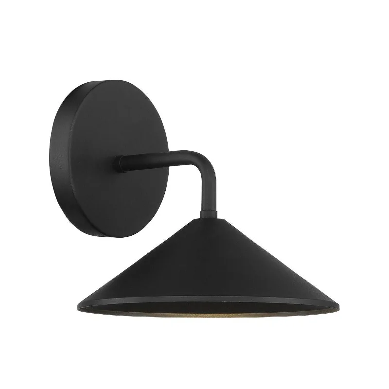 Industrial Lighting for Food Processing FactoriesCity Streets 8 in. LED Outdoor Barn Light Black Finish