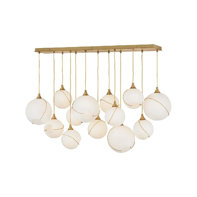Track lighting for highlighting kitchen cabinetsSkye Large Thirteen Light Linear