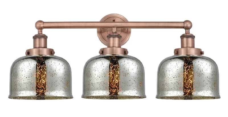 Industrial Lighting for Furniture FactoriesEdison Three Light Bath Vanity
