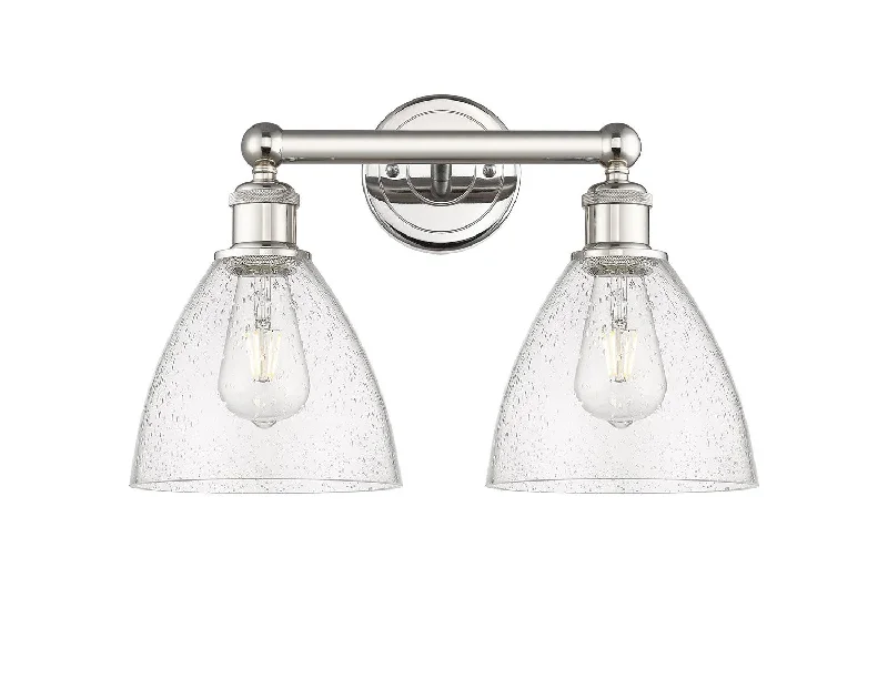 Waterproof Industrial Lighting for Wet AreasEdison Two Light Bath Vanity