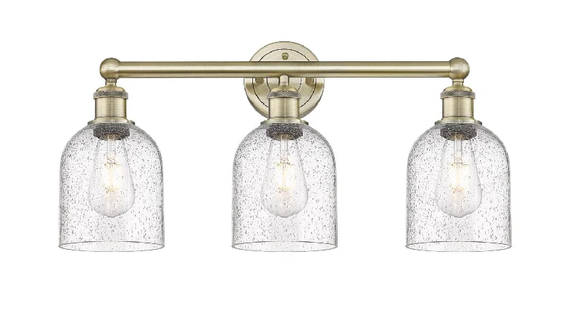 Industrial Lighting for Furniture FactoriesEdison Three Light Bath Vanity