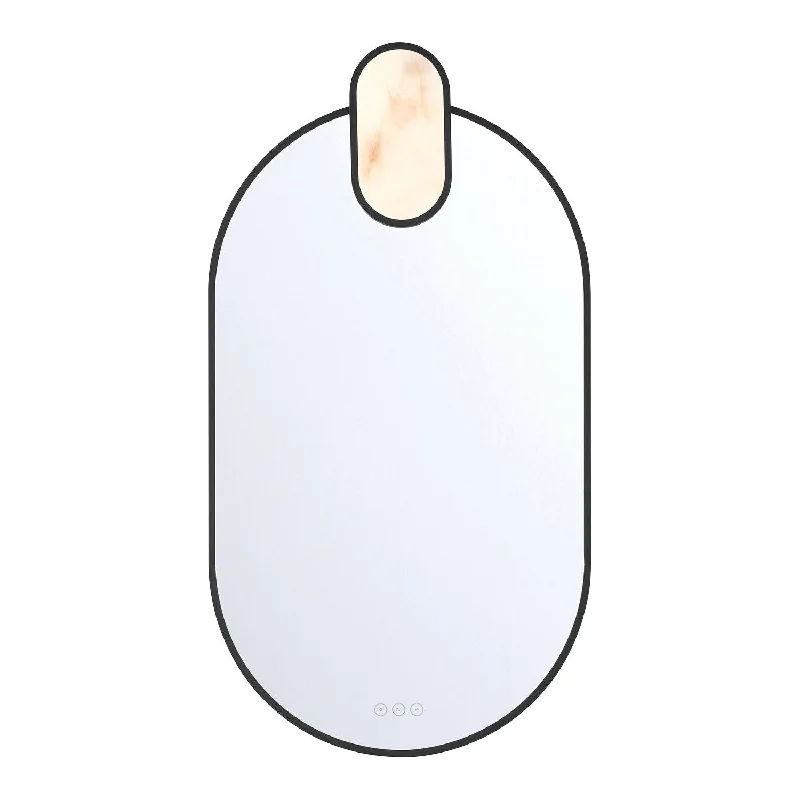 Track lighting with a sleek profileMrissa 21x39" LED Mirror