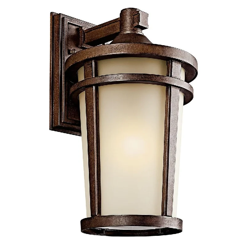 Industrial Wall - Mounted Lighting for Workshop WallsAtwood 18 in. Outdoor Wall Sconce Bronze Finish