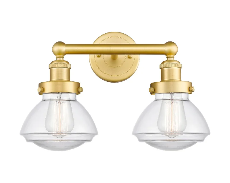 Industrial Ceiling - Mounted Lighting for Assembly PlantsEdison Two Light Bath Vanity