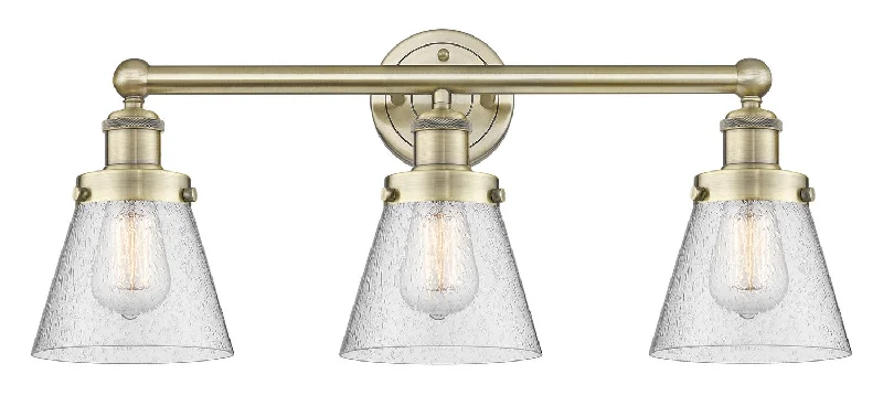 Energy - Efficient Industrial Lighting for Cost - SavingsEdison Three Light Bath Vanity